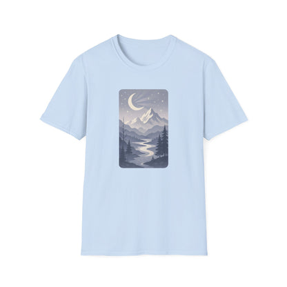Moonlit Mountain Valley T-shirt