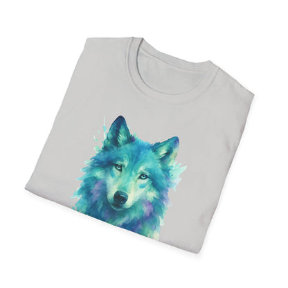 Watercolor Wolf Portrait