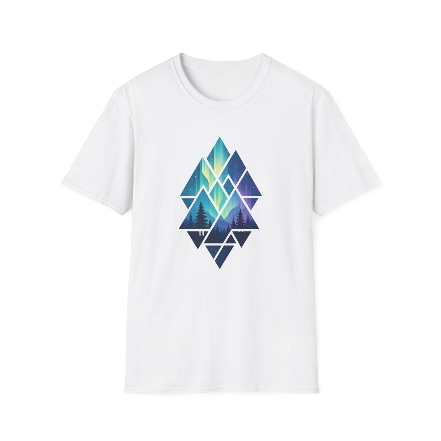 Geometric Diamond Aurora T-shirt