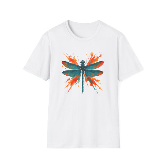 Dragonfly Red Splash T-shirt