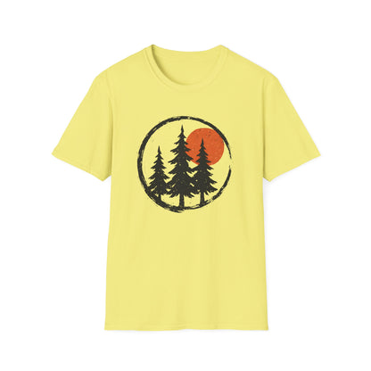 Sunset Pines Ink Stamp T-shirt