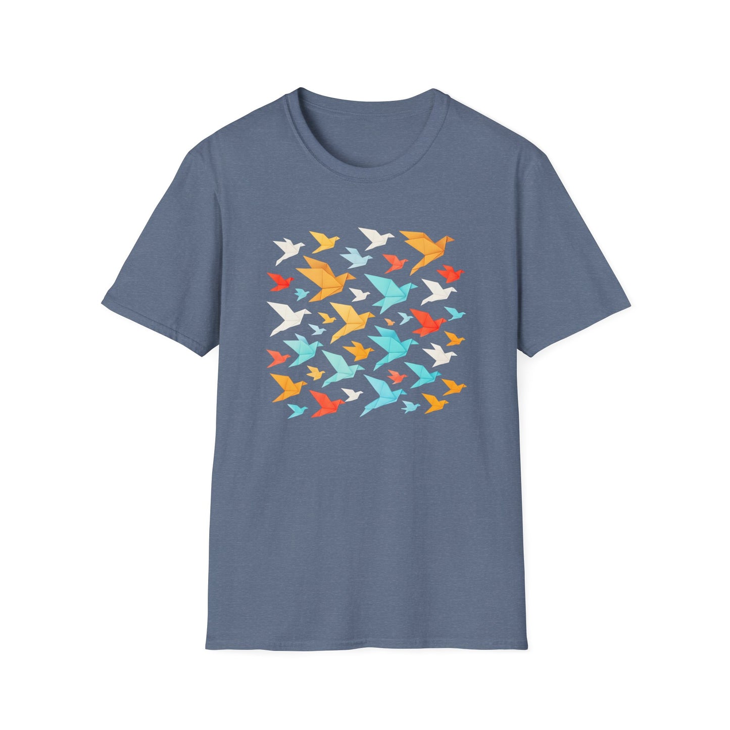 Origami Flock Of Birds T-shirt