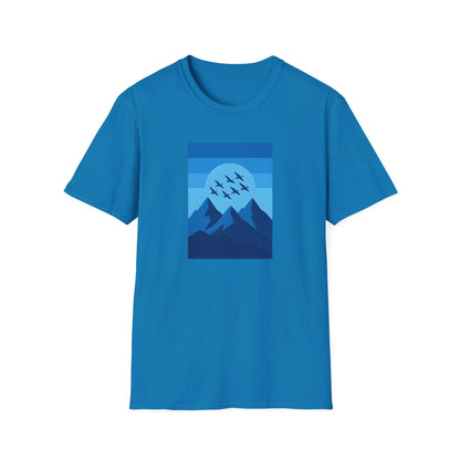 Blue Mountain Flight Silhouette T-shirt