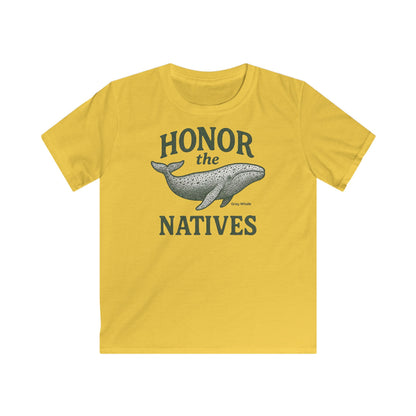 Children's Honor The Natives Gentle Grey Whale T-shirt