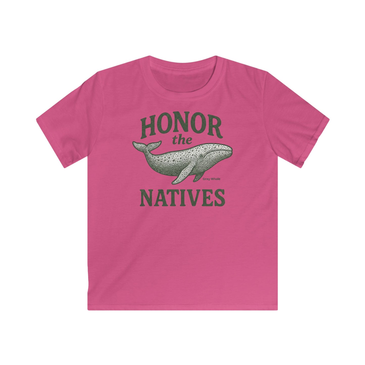 Children's Honor The Natives Gentle Grey Whale T-shirt