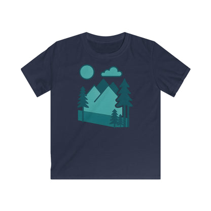 Children's Minimalist Mountain Landscape T-shirt