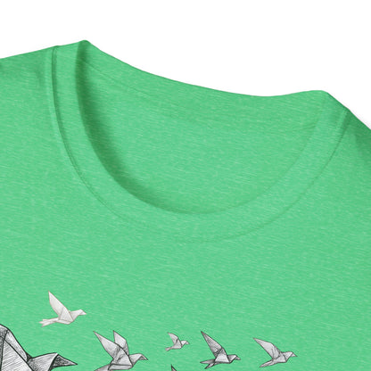 Origami Birds In Flight