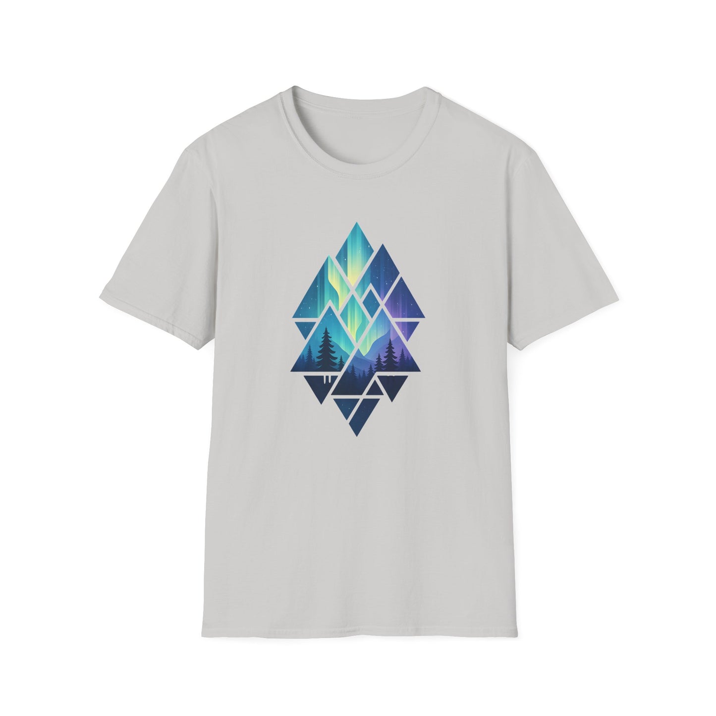 Geometric Diamond Aurora T-shirt
