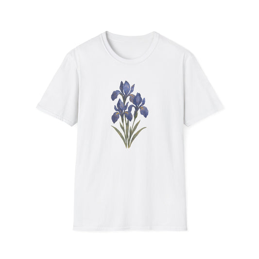 Blue Iris Portrait T-shirt