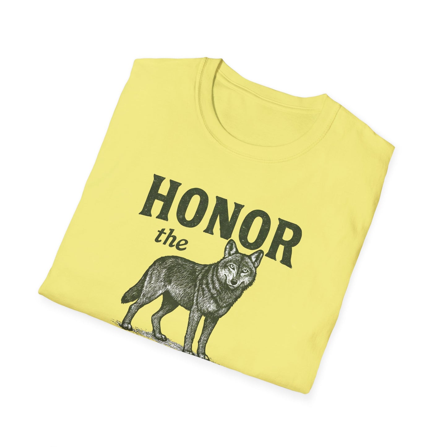 Honor The Natives Red Wolf