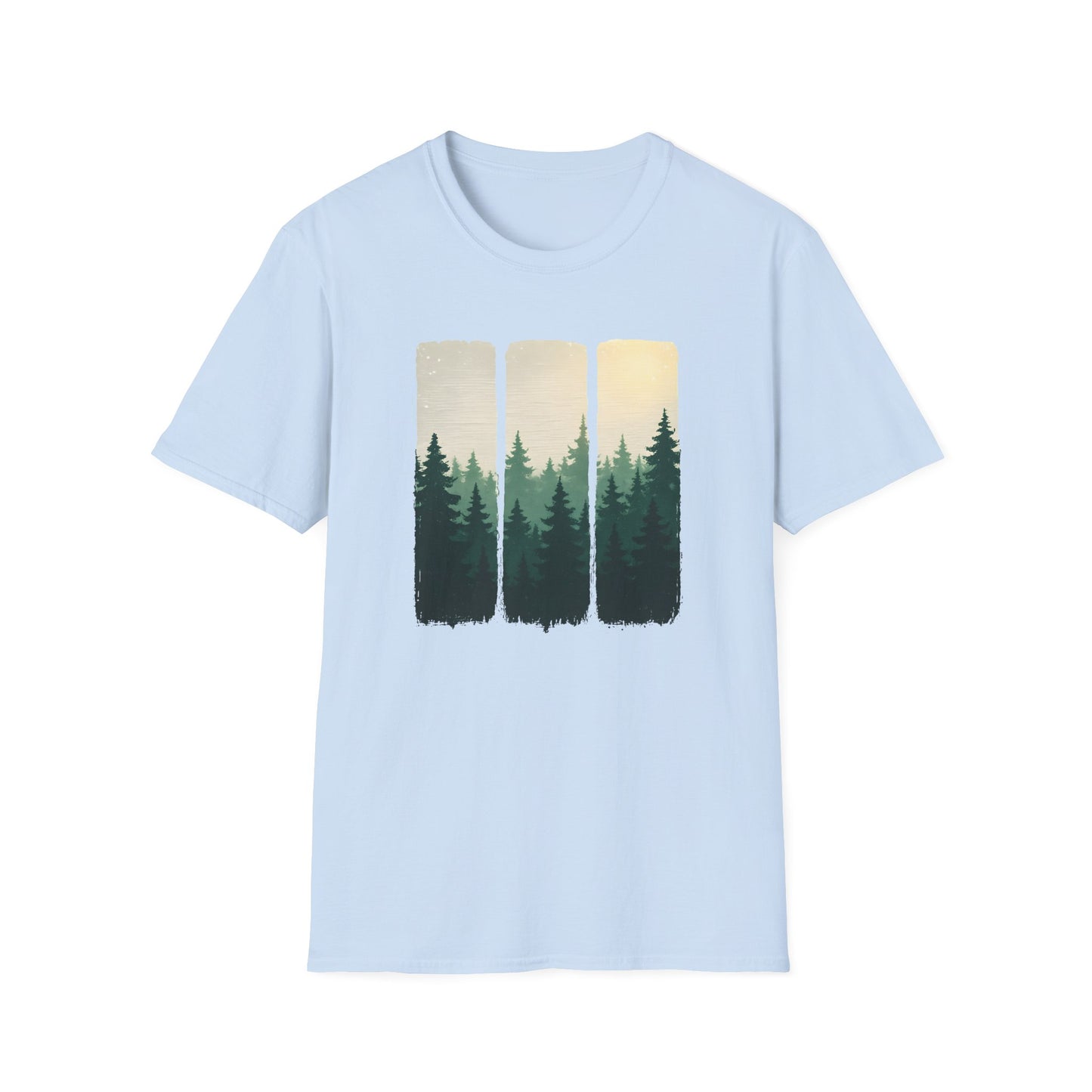 Sunlit Forest Brushstrokes