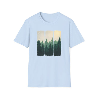 Sunlit Forest Brushstrokes