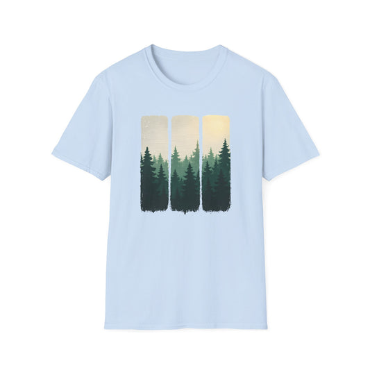 Sunlit Forest Brushstrokes