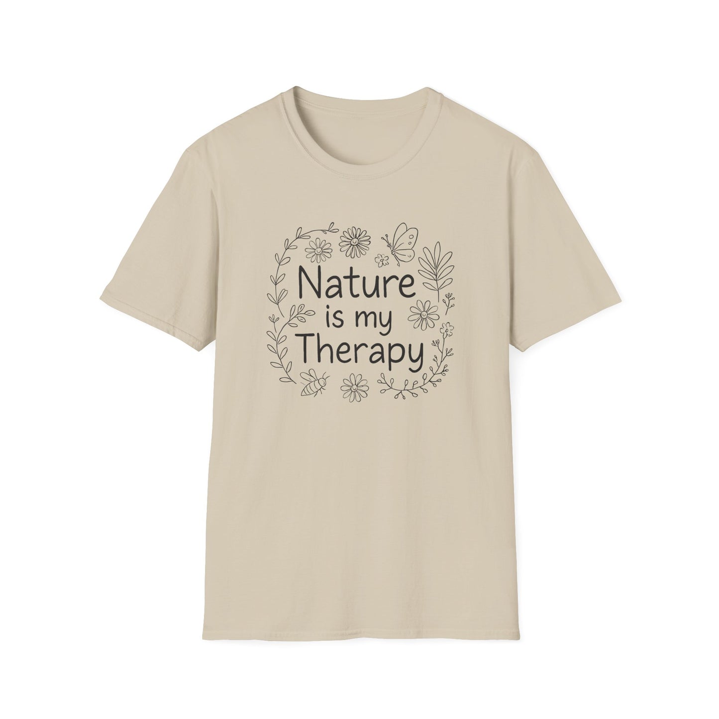 Nature Is My Therapy Minimalist T-shirt