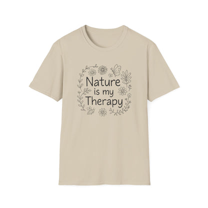 Nature Is My Therapy Minimalist T-shirt