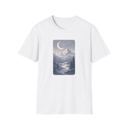 Moonlit Mountain Valley T-shirt