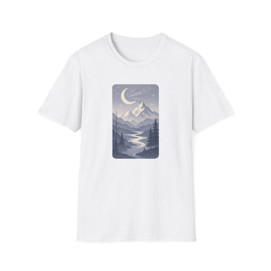 Moonlit Mountain Valley T-shirt