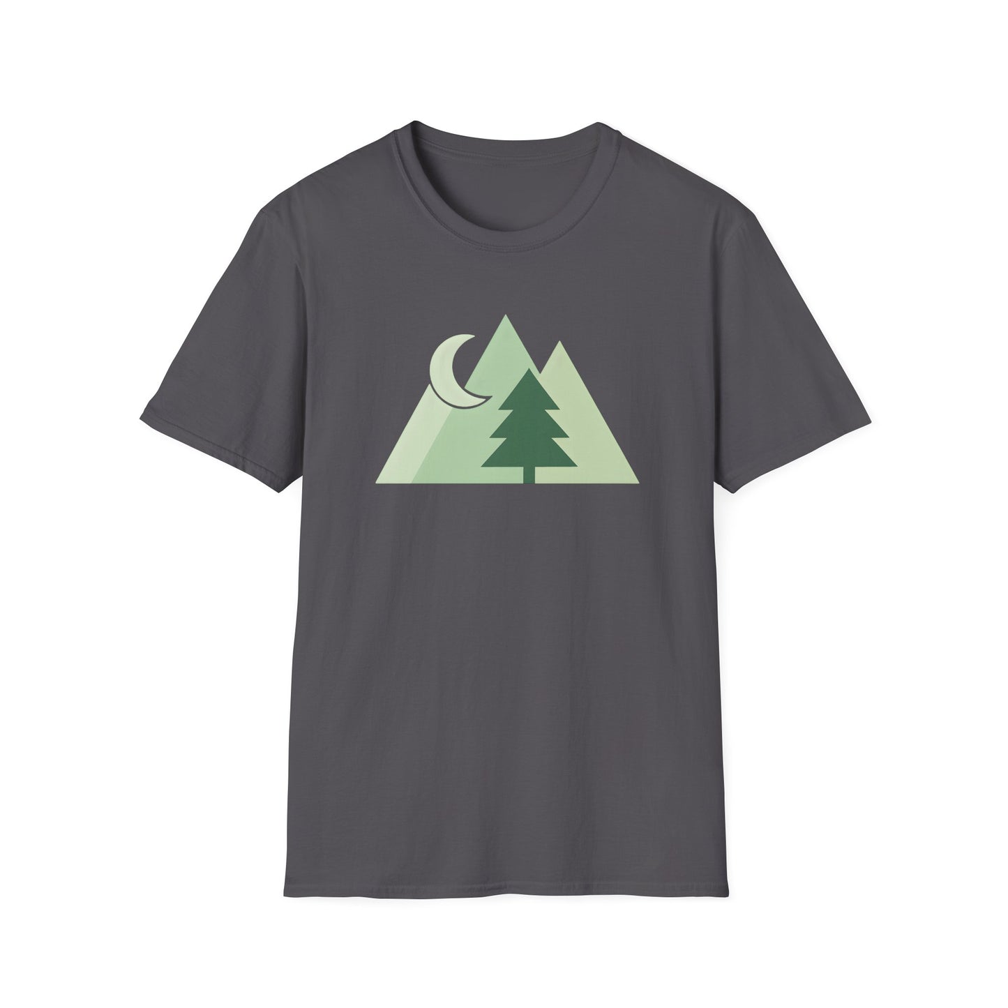 Greenscale Geometrical Mountains T-shirt
