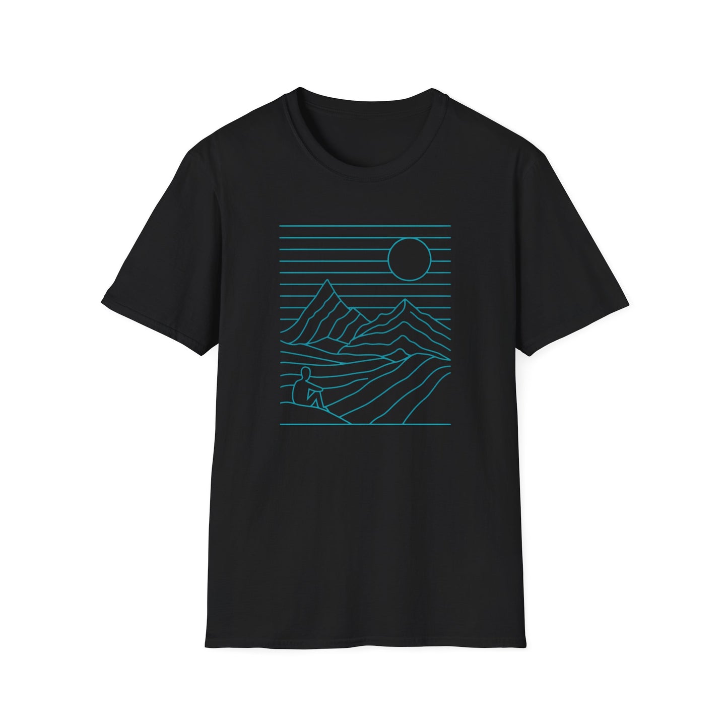 Notepad Line Landscape T-shirt