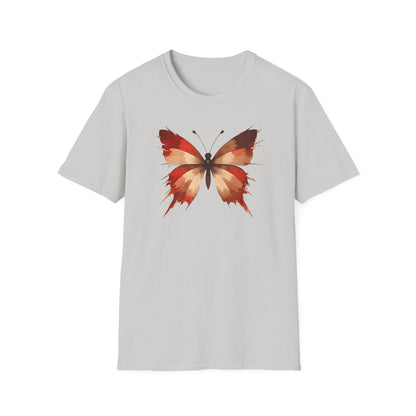 Watercolor Red Butterfly
