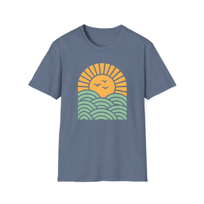 Sunrise Over Serene Waves T-shirt
