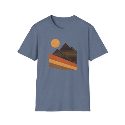 Geometric And Topographic Landscape T-shirt