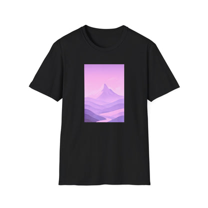 Layered Valley Violets Landscape T-shirt