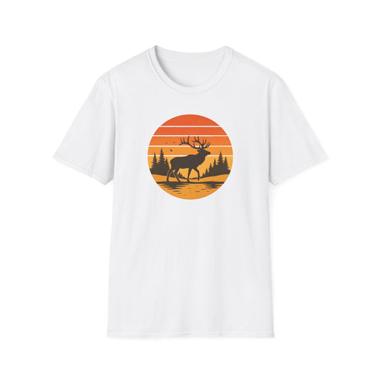 Elk Retro Sunset Round