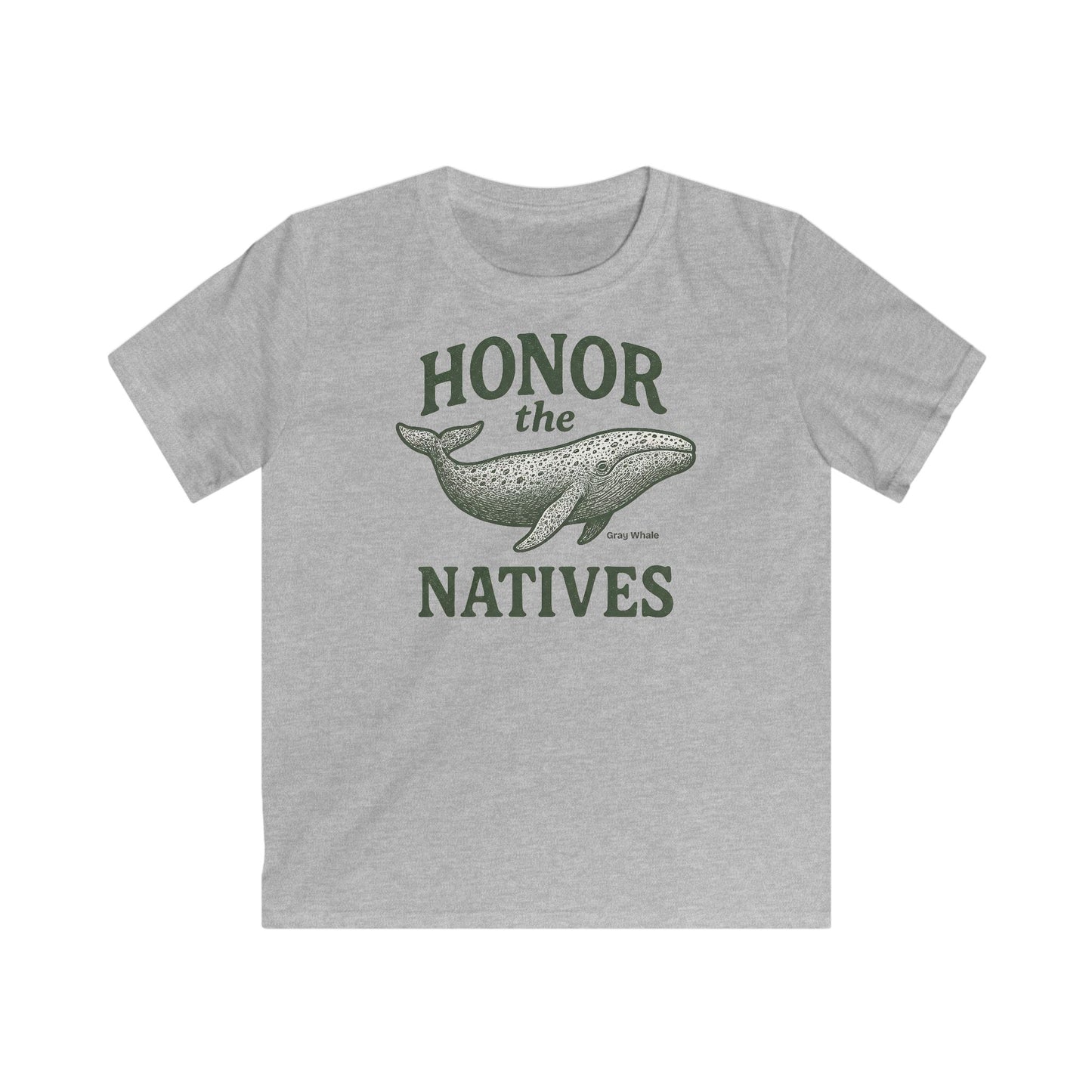 Children's Honor The Natives Gentle Grey Whale T-shirt