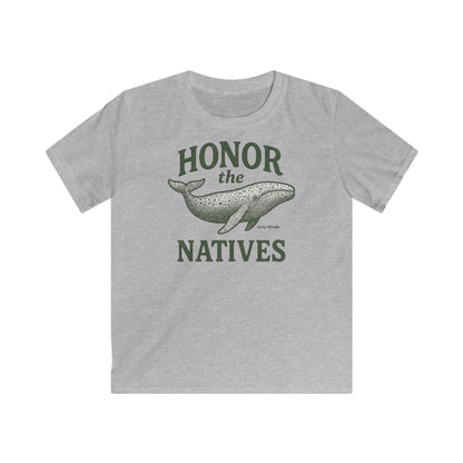 Children's Honor The Natives Gentle Grey Whale T-shirt