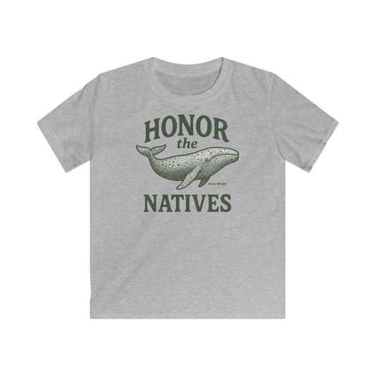Children's Honor The Natives Gentle Grey Whale T-shirt