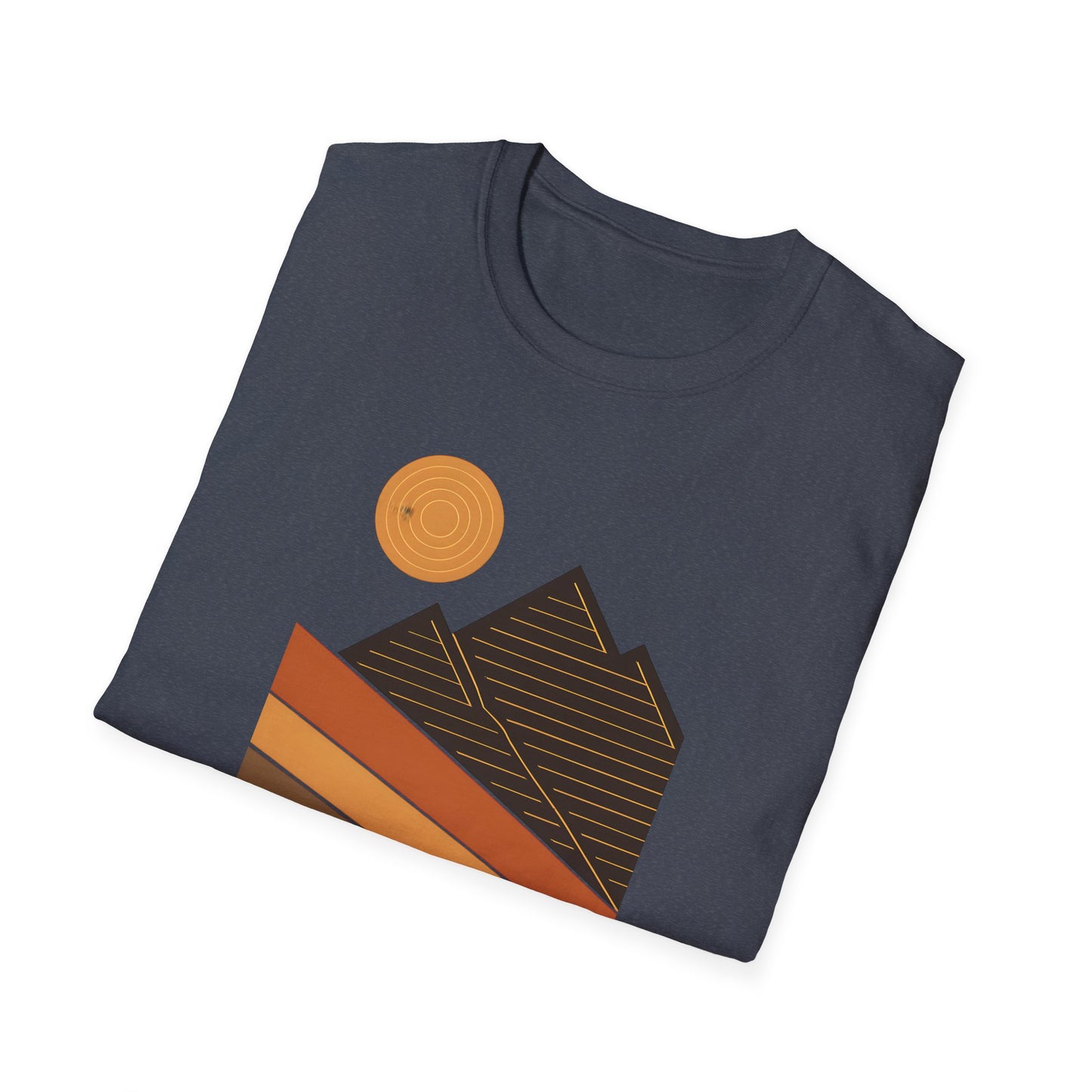 Geometric And Topographic Landscape T-shirt