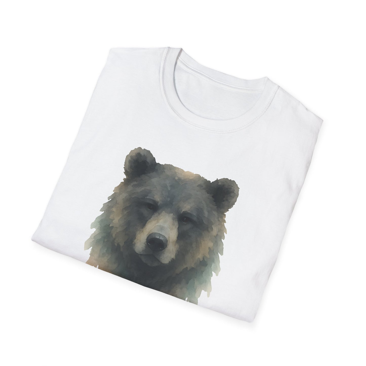 Bear Watercolor Portrait T-shirt