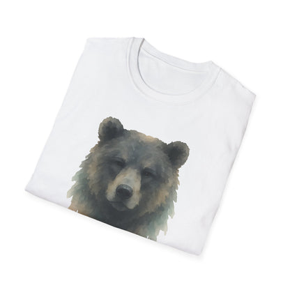 Bear Watercolor Portrait T-shirt