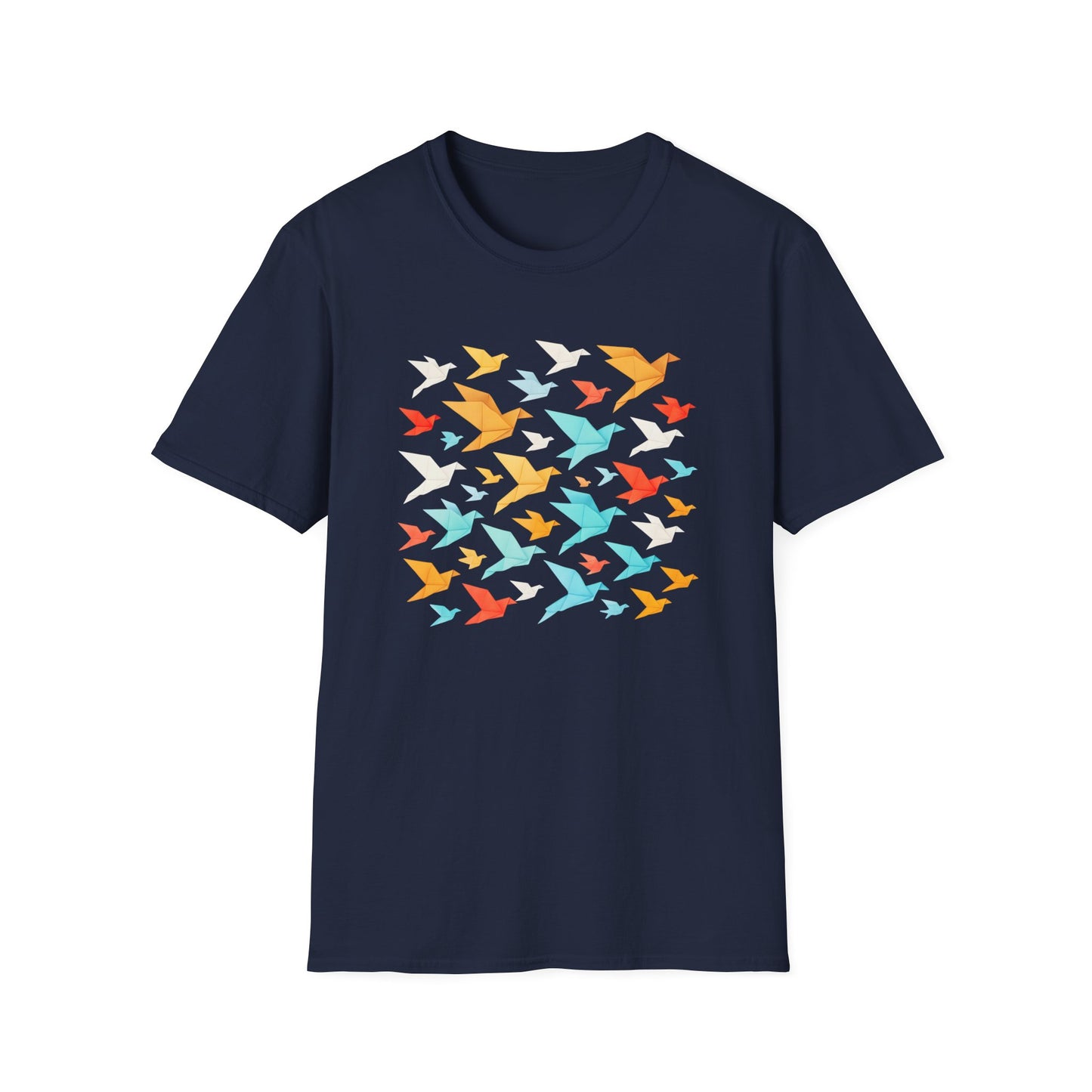 Origami Flock Of Birds T-shirt