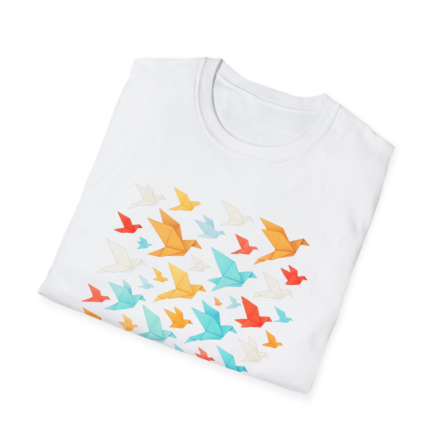 Origami Flock Of Birds T-shirt