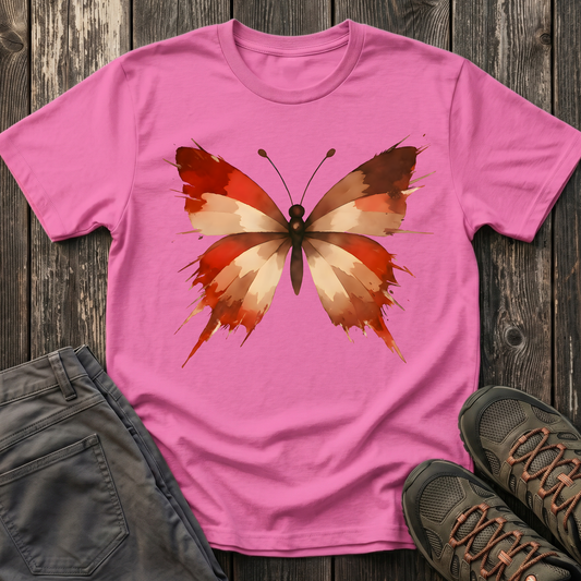 WildInk Maroon Butterfly  T-shirt