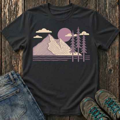 Children's Lavender Mountain Sunset T-shirt