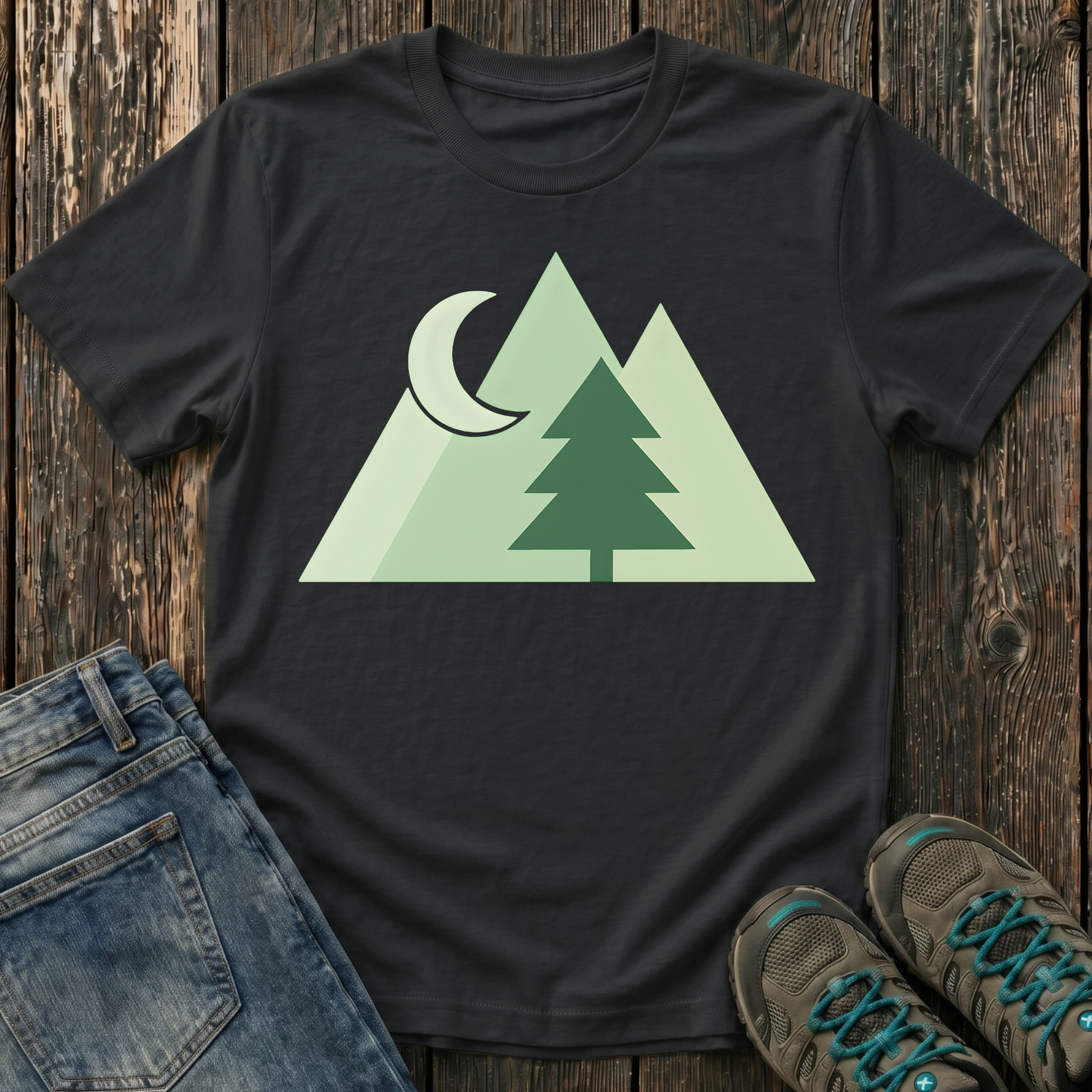 Children's Greenscale Mountains T-shirt