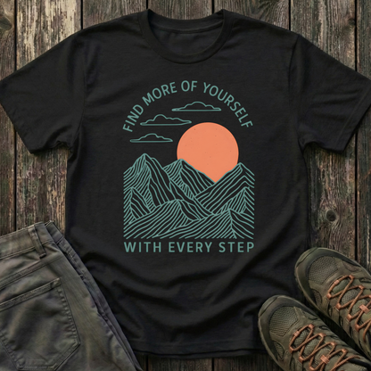 Find Yourself With Every Step T-shirt