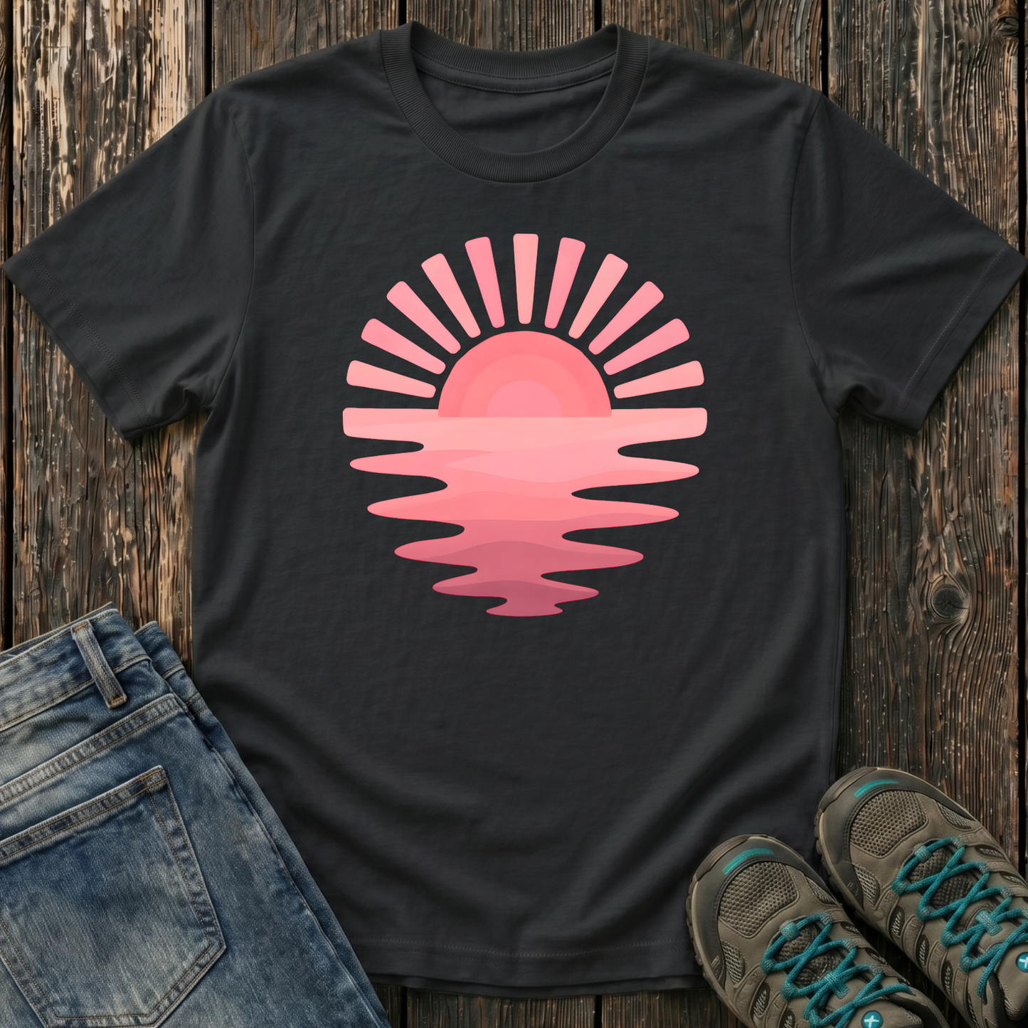 Children’s Melting Pink Sunset T-shirt