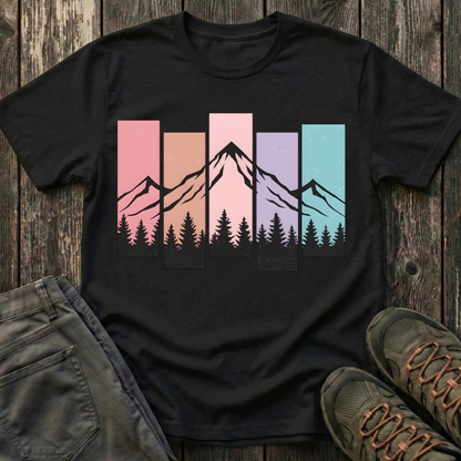 Mountain Peak Pastel T-shirt