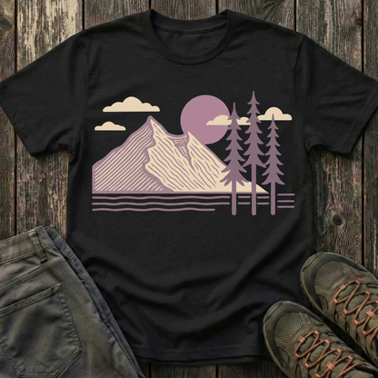 Lavender Mountain Sunset T-shirt