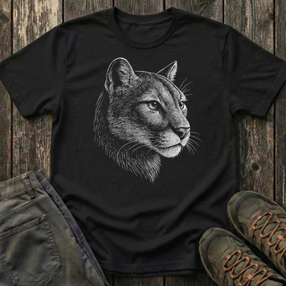 Mountain Lion Portrait T-shirt