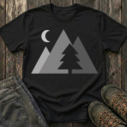 Greyscale Mountains T-shirt
