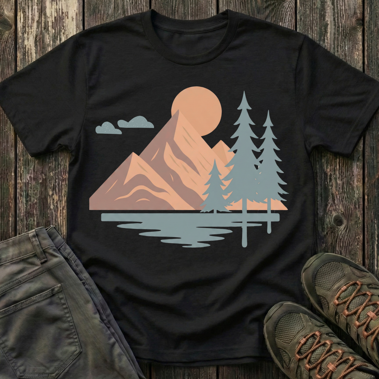 Mountain Landscape Serenity T-shirt