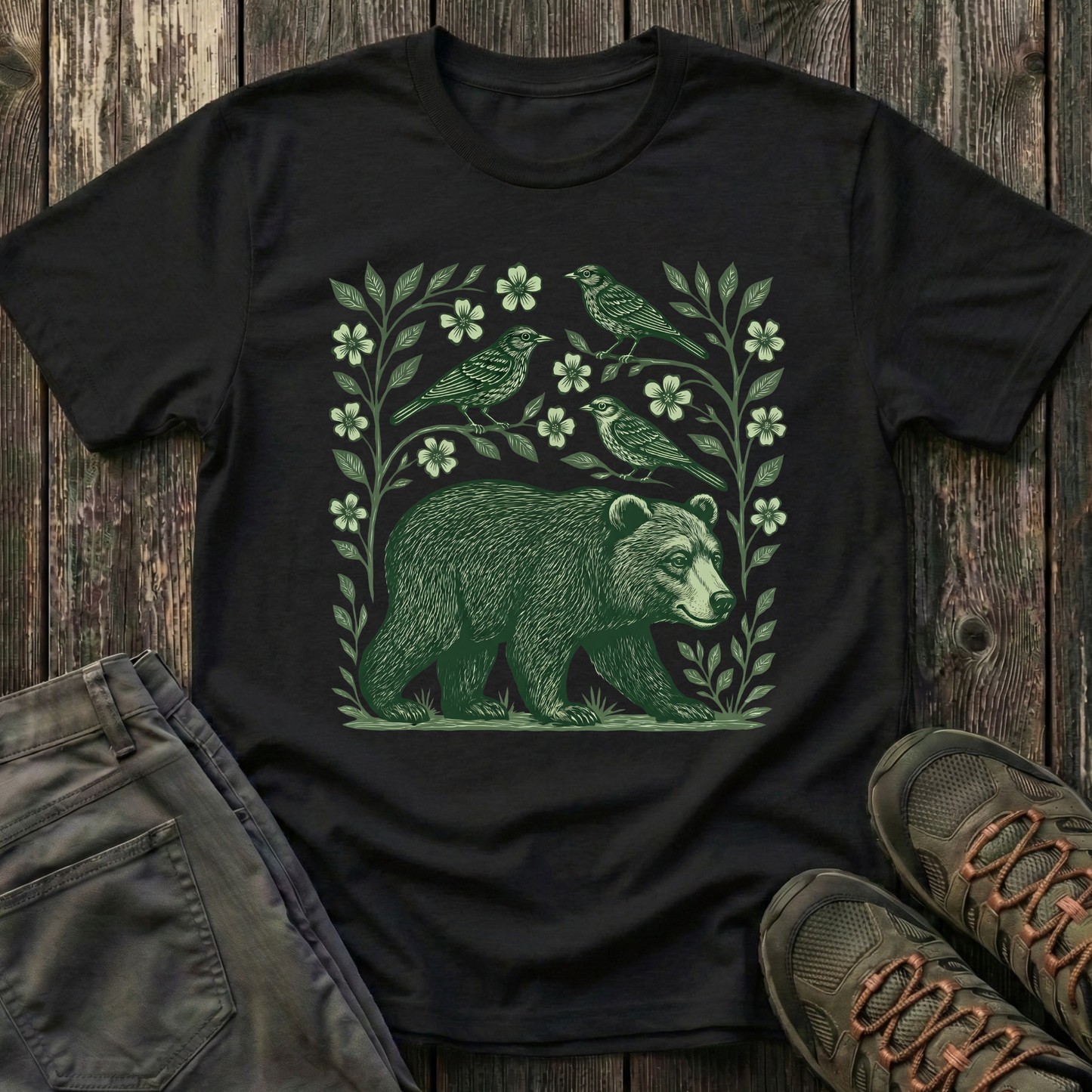 Forest Bear and Friends T-shirt