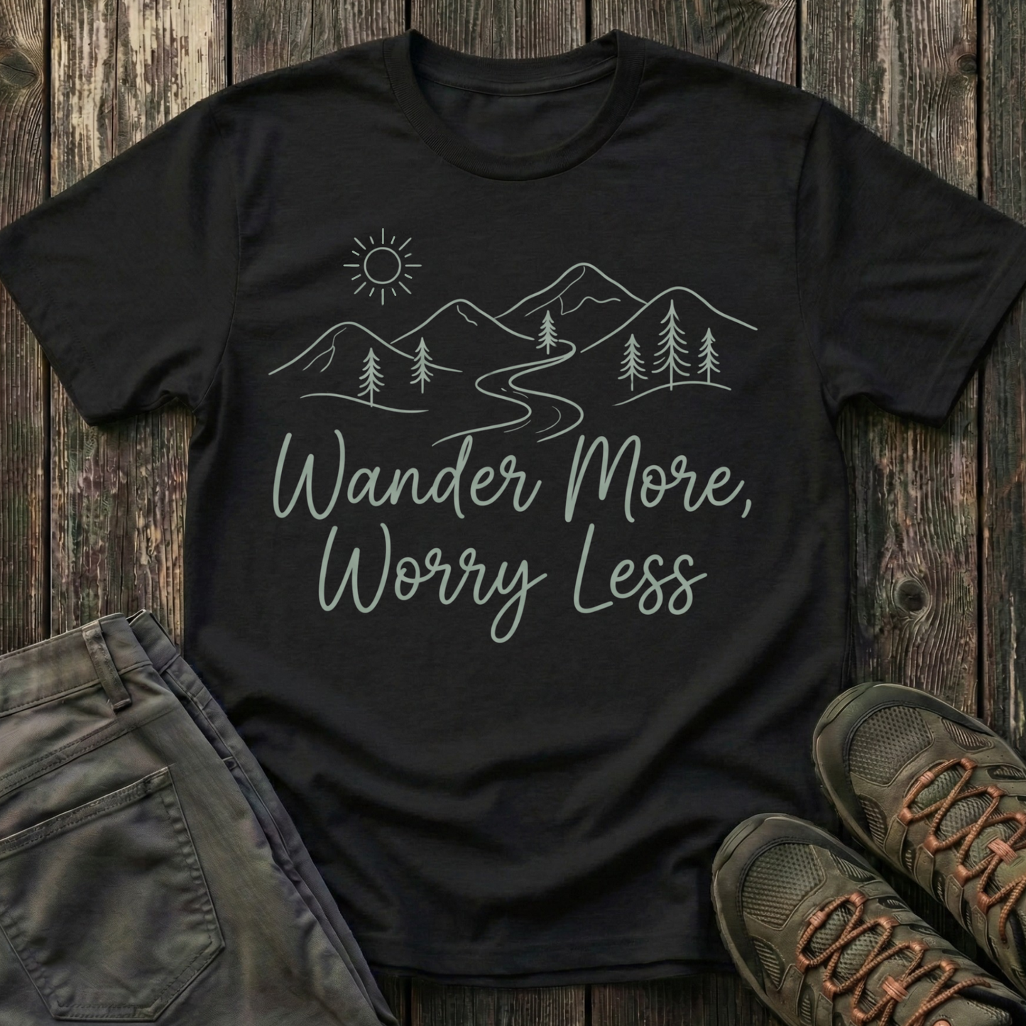 Wander More Worry Less T-shirt