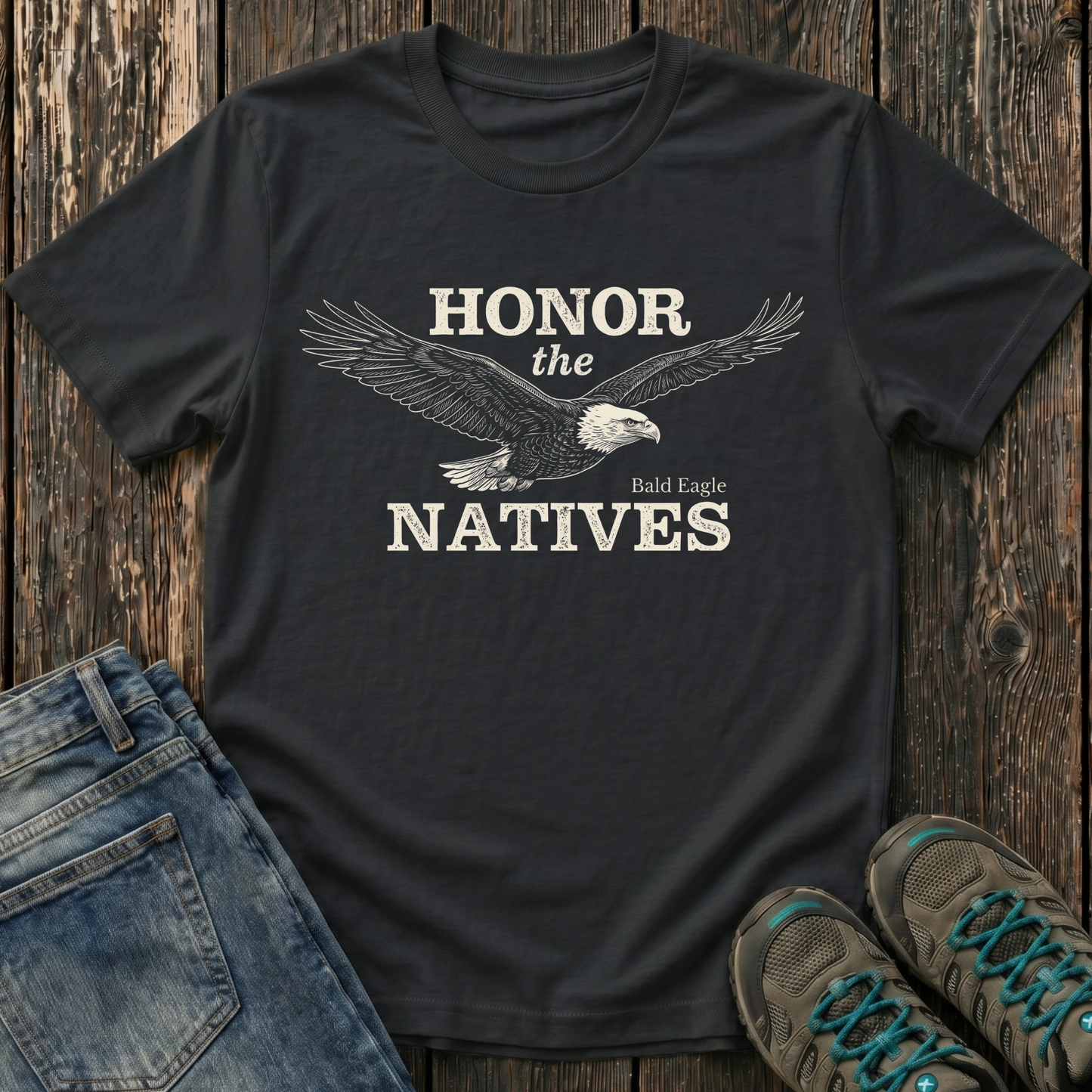 Children's Honor The Natives Bald Eagle T-shirt