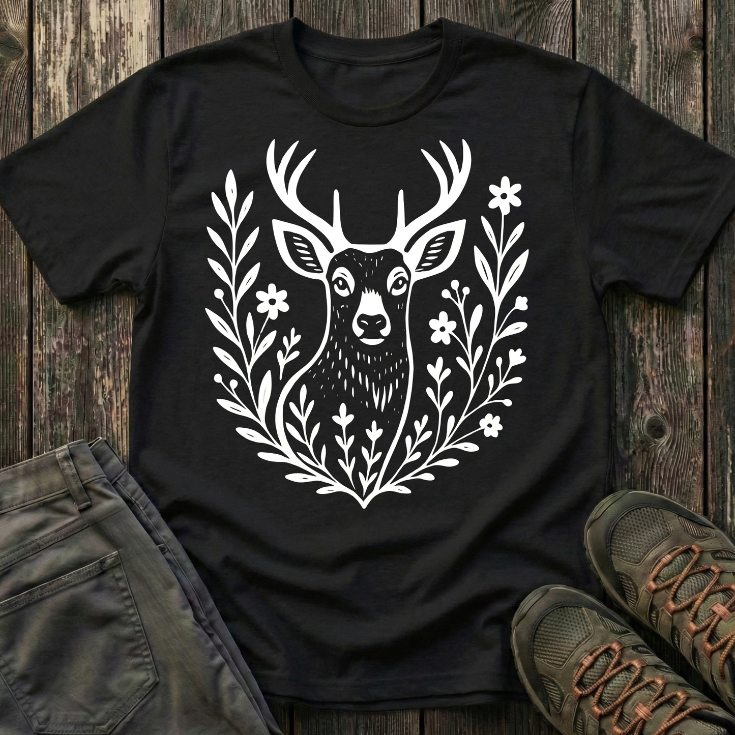 Deer Portrait T-shirt